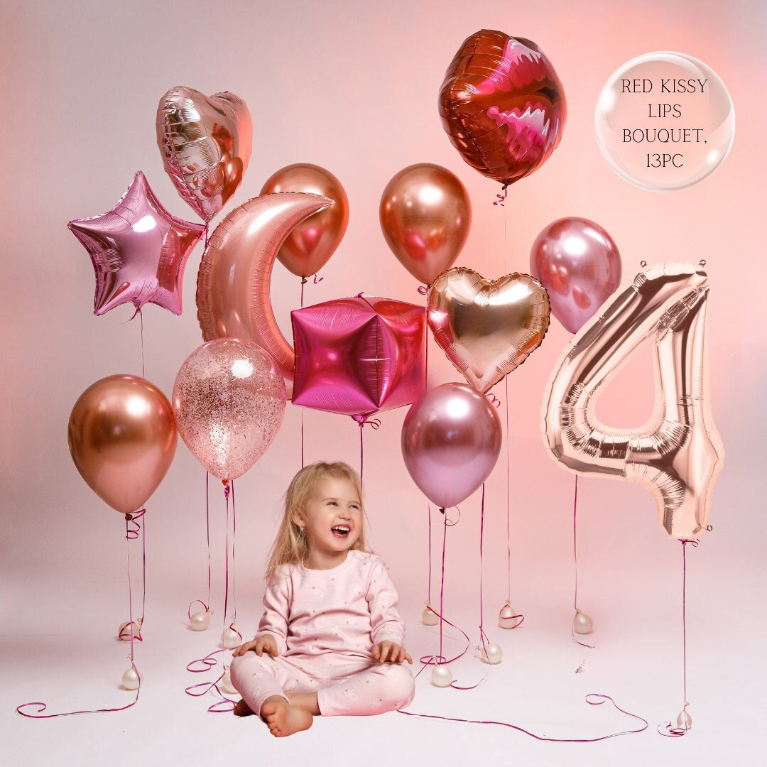 Aazon.co: Huge Red Lip Balloons 28 Inch, Large Lipstick Balloon, Pink
