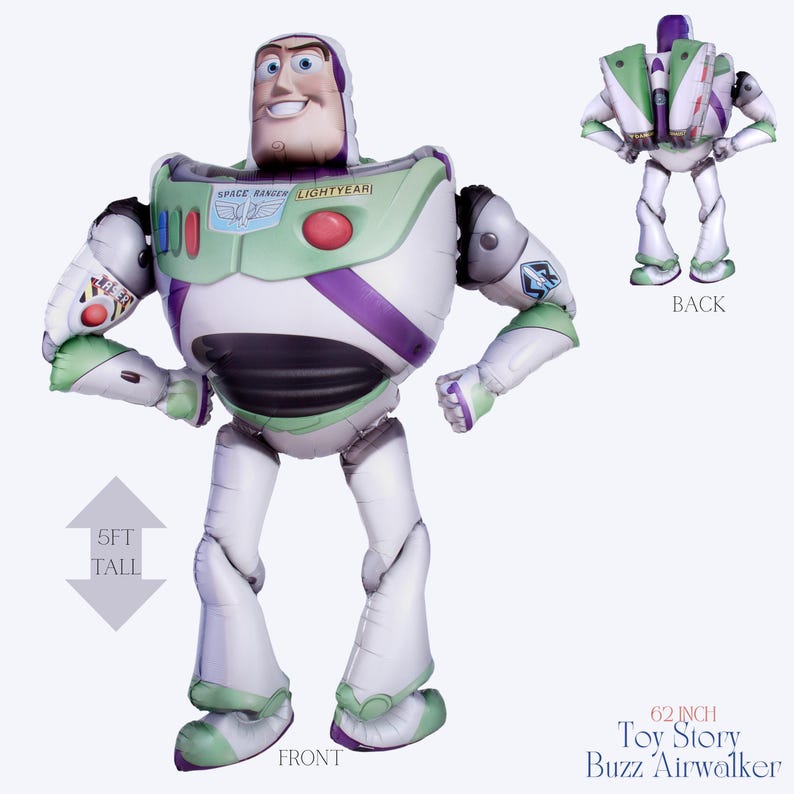Buzz Lightyear Balloon Bouquet - Toy Story Birthday Party Decoration Bild 5