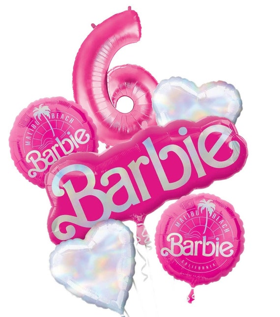 Barbie Theme Balloon Bouquet