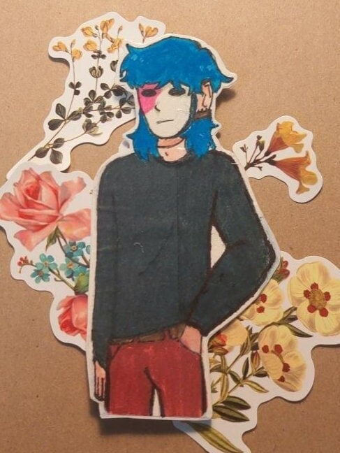 Sally Face Full Body Sticker 6.50 Cm X 11.50 Cm - Etsy