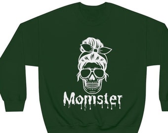 Momster Sweatshirt, Halloween Sweatshirt, Halloween Shirt, Momster Shirt, Funny Halloween Shirt, Mom Sweatshirt