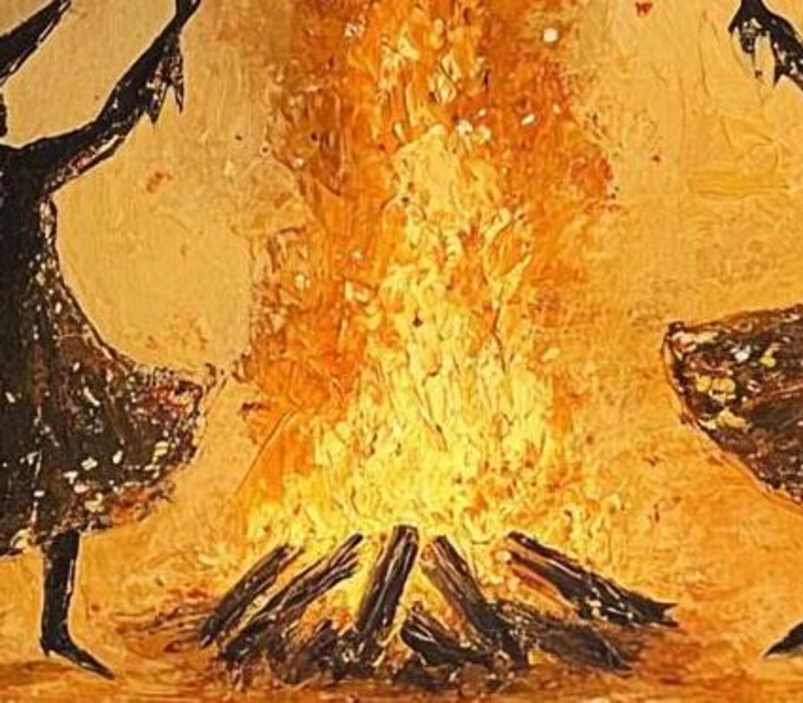 Witches Dancing Around a Fire - Digital Download - Etsy