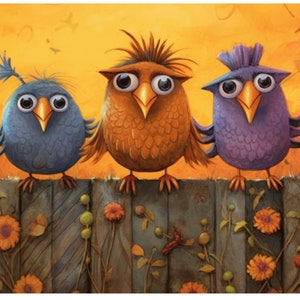 Happy Crows Digital Download