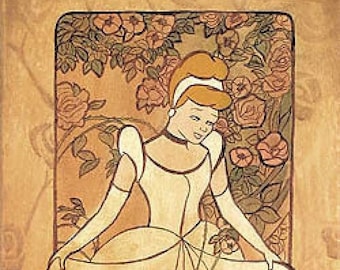 Cinderella by Tricia Buchanan-Benson Limited Edition On Canvas