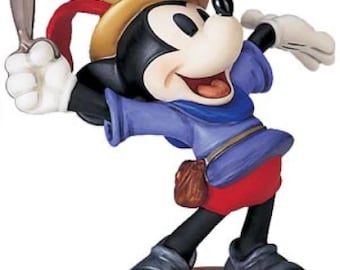 Mickey Mouse Brave Little Tailor WDCC 1993 Animators' Choice Sculpture MIB COA