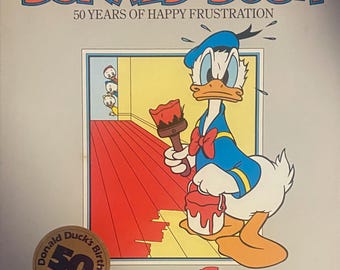 Walt Disney's Donald Duck: 50 Years of Happy Frustration 1984 Hardcover Book