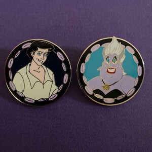 2012 Disney Parks Ursula And Prince Eric Good Vs. Evil Mystery Series Pin