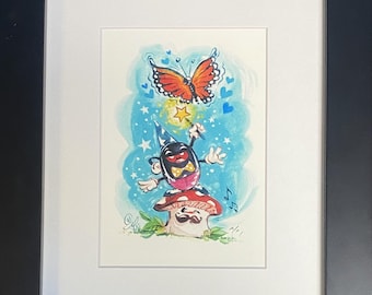 A Little Magic Framed Large Print by Miss Mindy - 8x10