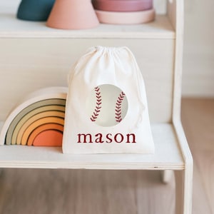 Baseball Mitbringsel - Sport Geburtstagstasche - Kinder Goodie Bag - Maßgeschneiderte Spieltagstasche - Kinder Namenstasche - Kinder Mitbringsel - Sport Snack