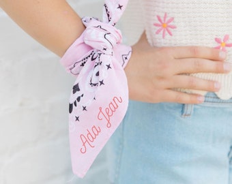 Custom Kids Bandana | Kids Bandana | Personalized Bandana | Western Kids Birthday Party | Western Birthday Favor