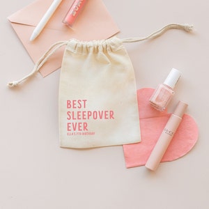 Sleepover Birthday Party - Sleepover Squad Party -Pamper Party Bag -Spa Birthday Party Favor- Sleepover Squad -Best Sleepover Party Gift Bag