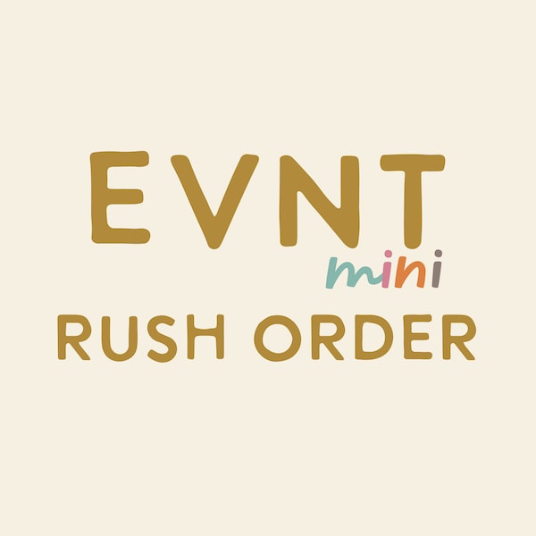 RUSH ORDER