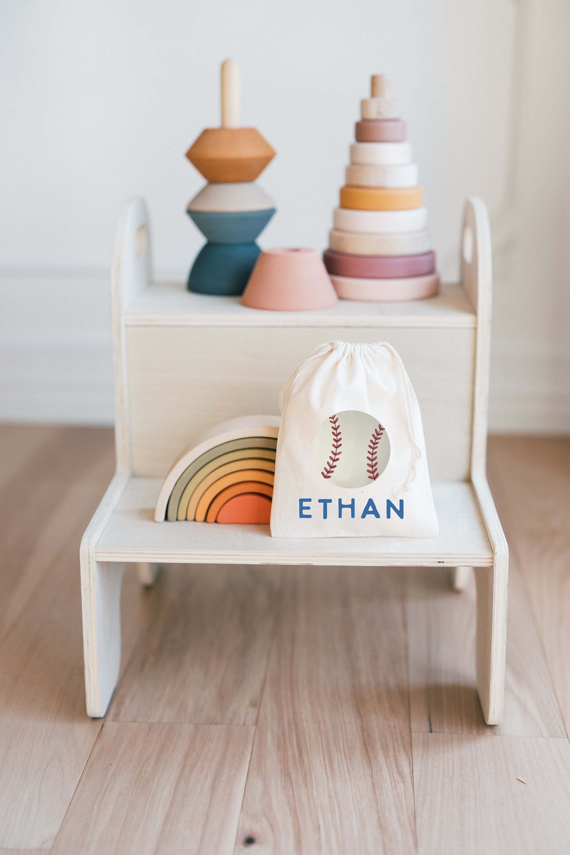 Lembrança de festa de beisebol - Bolsa de aniversário esportiva - Bolsa de brindes infantis - Bolsa de dia de jogo personalizada - Bolsa com nome infantil - Lembrança de festa infantil - Lanche esportivo