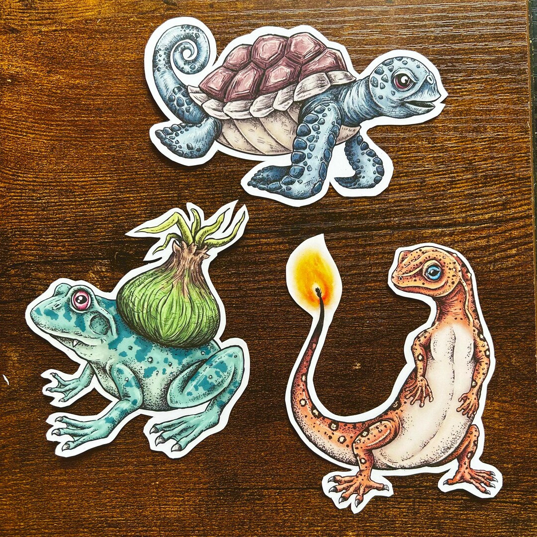 Grumpy Pokemon Sticker Pokémon Horror Stickers- Vinyl Sticker Gift - Etsy