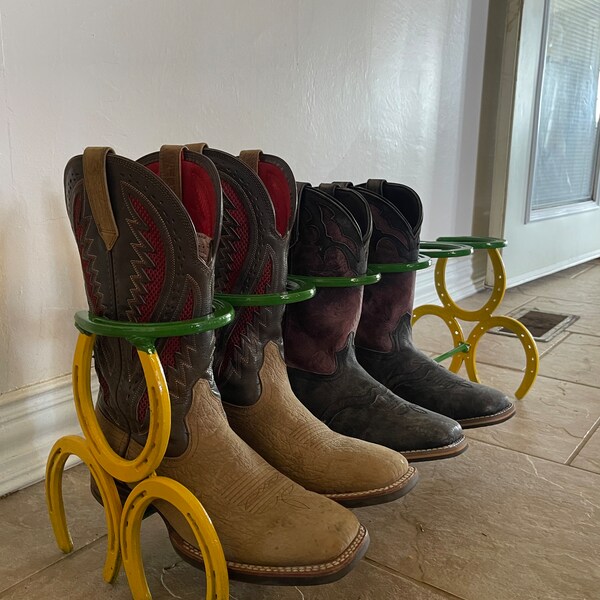 Horseshoe Boot Rack - Etsy