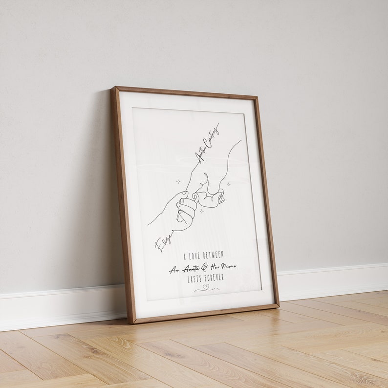 Custom Unique Gift Auntie, Aunt Christmas, Sister Birthday Gift, Aunty