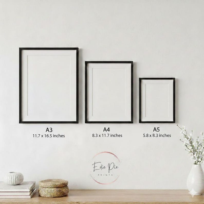 Personalised New Baby Print, New Parents Family Hands Line Art Gift, Newborn Keepsake image 5