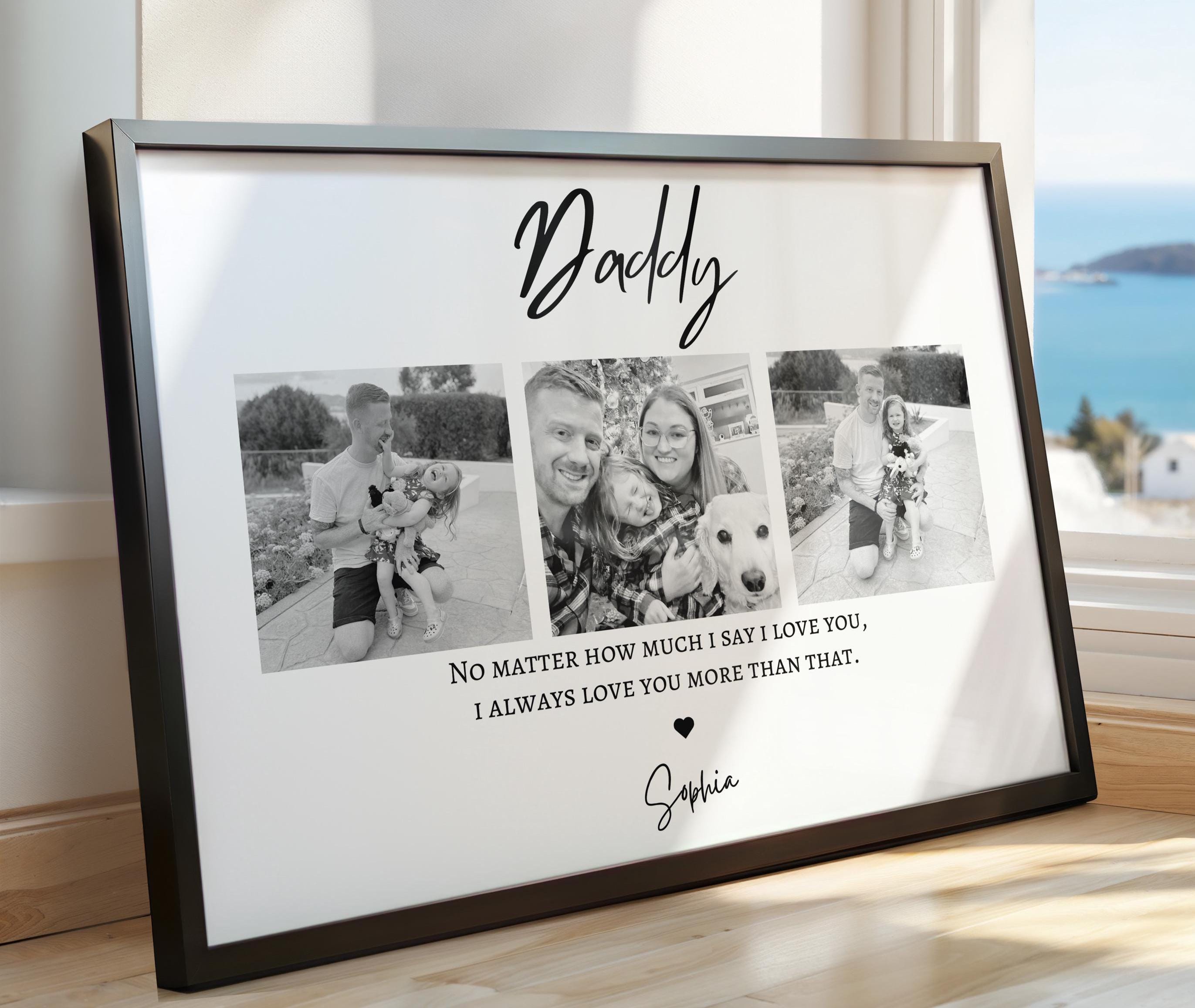 Cornice In Legno Con Scritta 'I Can't Say I Love You Enough', Per Foto 10x15 Cm, Regalo Di Coppia