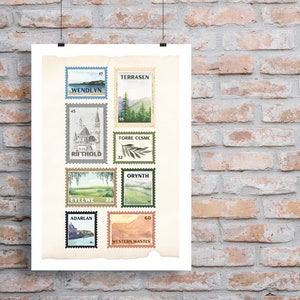 Throne of Glass Stamp Collection | Digital Download | Instant PDF Download