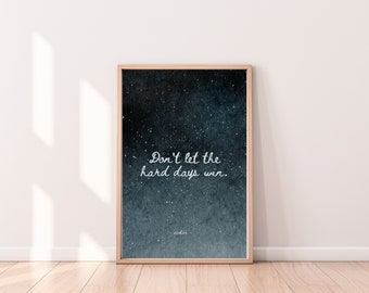 ACOTAR Quote Print: Sarah J Maas Bookish Wall Art (PDF Download)