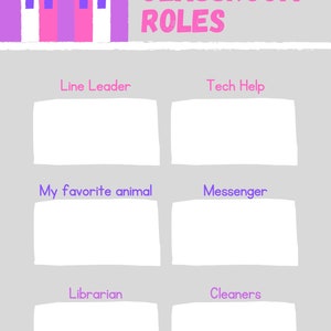 Classroom Roles