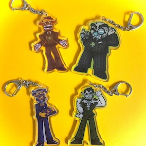 Toontown: Corporate Clash / Various Manager Keychains