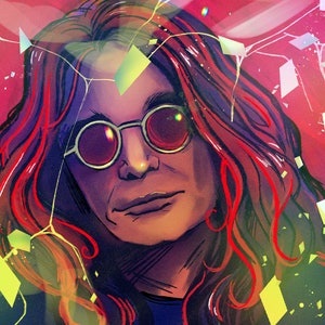 Ozzy Osbourne / Portrait Full Print