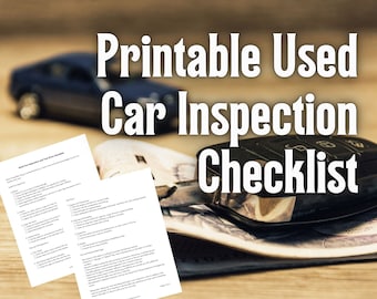 Lista de verificación para la inspección de autos usados – Guía imprimible para el comprador de autos (PDF)