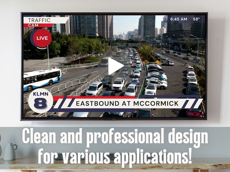 News Report Template for 4K Video Editing, Live News TV, School ...