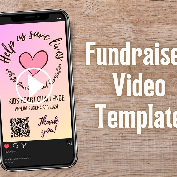 Children's Fundraiser Video Template - Boost Donations - Edit and Customize Your Social Media Promo - Vertical Video Template