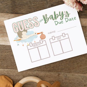 Printable Baby Shower Guessing Games - Guess the Baby's Weight &amp; Guess ...