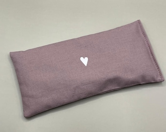 Eye pillow with linseed and lavender for relaxation yoga