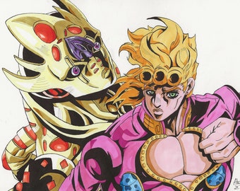 Jojo Part 5 Anime - Etsy UK Jojo Part 5 Anime - Etsy UK