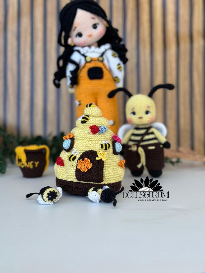 Amigurumi Pattern JUNO Doll/ Bee JU Doll Crochet Gifts Plush Printable ...