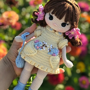 Amigurumi Pattern MIA Doll Crochet Gifts Plush Printable PDF Tutorial English