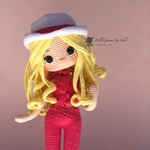 Amigurumi Pattern Pink Doll Crochet Gifts Plush Printable PDF Tutorial English