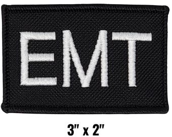 EMT Embroidered Patch | Tactical Medical Gear (3"x2")