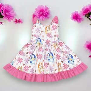 Blue Dog Bluey Twirl Dress