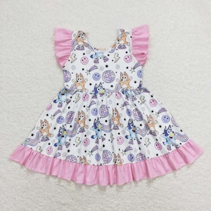 Blue Dog Bluey Twirl Dress