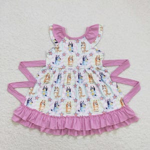 Blue Dog Bluey Twirl Dress