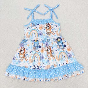 Blue Dog Bluey Twirl Dress