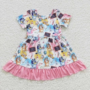 Blue Dog Bluey Twirl Dress