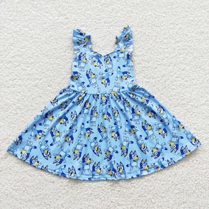 Blue Dog Bluey Twirl Dress