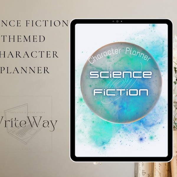 Science Fiction character worksheets for novelists, writers, authors, roleplayers, and more! | Digital character planner | Printable