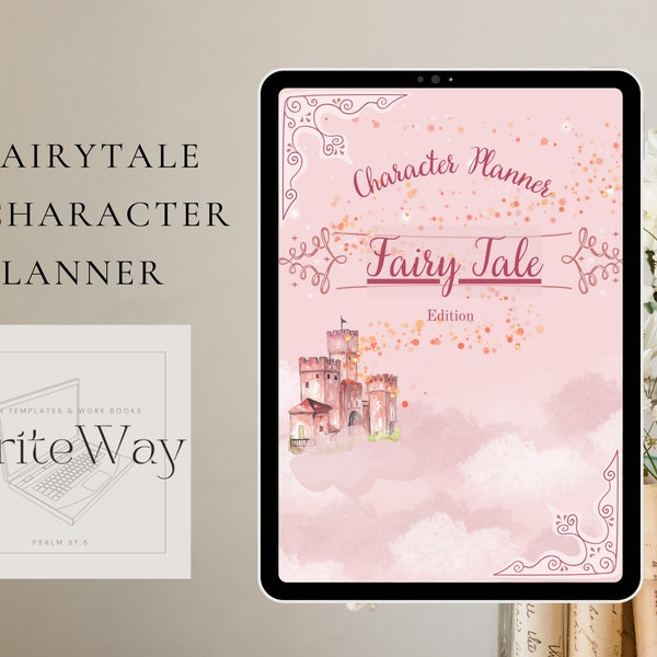 Fairytale Style Character Planner for Novelists, roleplayers, writers, and more!