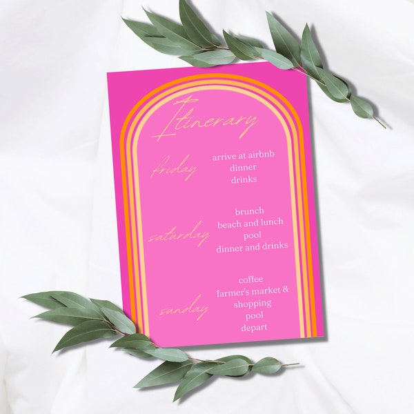 Tequila Sunrise Invitation Etsy Denmark