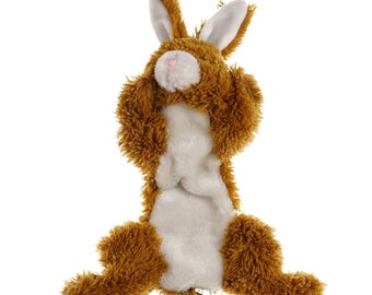 No stuffing squeaky soft rabbit dog toy 16''