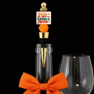 Tequila bottle wine stopper, liquor bottle stoppers, gift for tequila lover