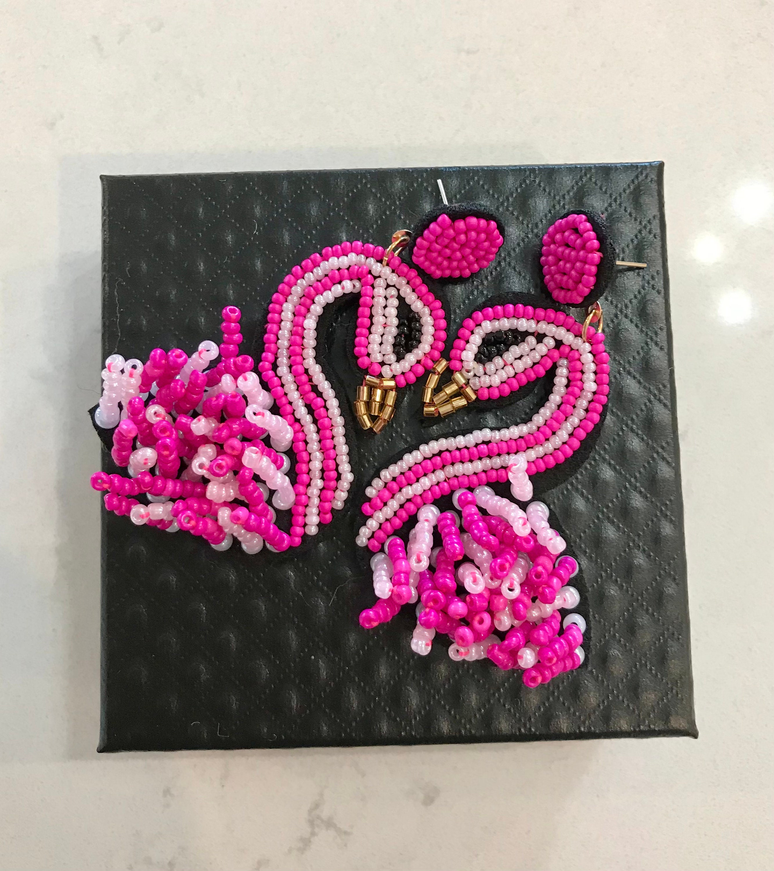 Orecchini Donna Con Fenicottero E Strass Rosa - Gioielli Eleganti E Leggeri A Forma Di Fenicottero - 3