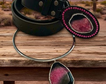 Hebilla de cinturón estilo western personalizada, hebilla vaquera con diamantes de imitación, accesorio de moda rodeo hecho a mano